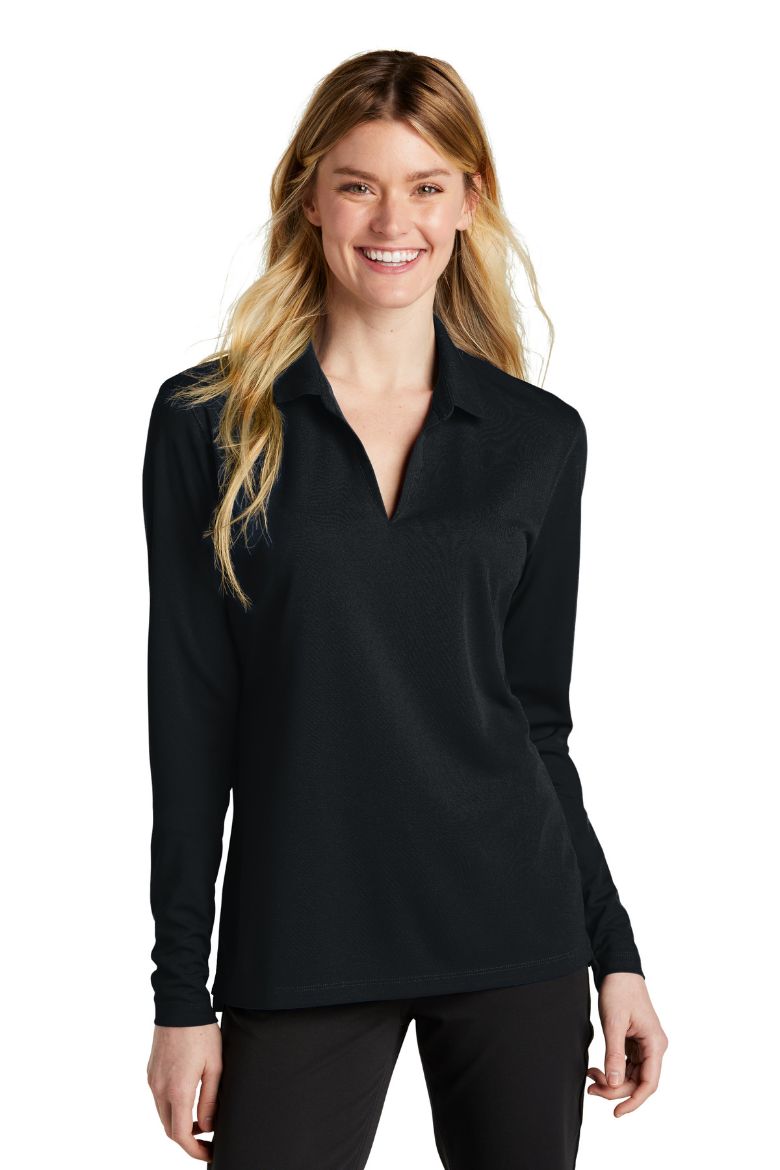 Picture of Nike Women's Dri-FIT Micro Pique 2.0 Long Sleeve Polo NKDC2105